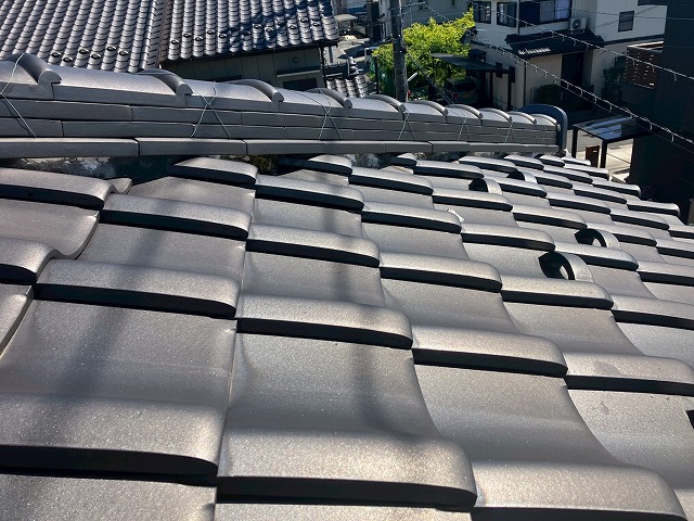 劣化もなくキレイな瓦